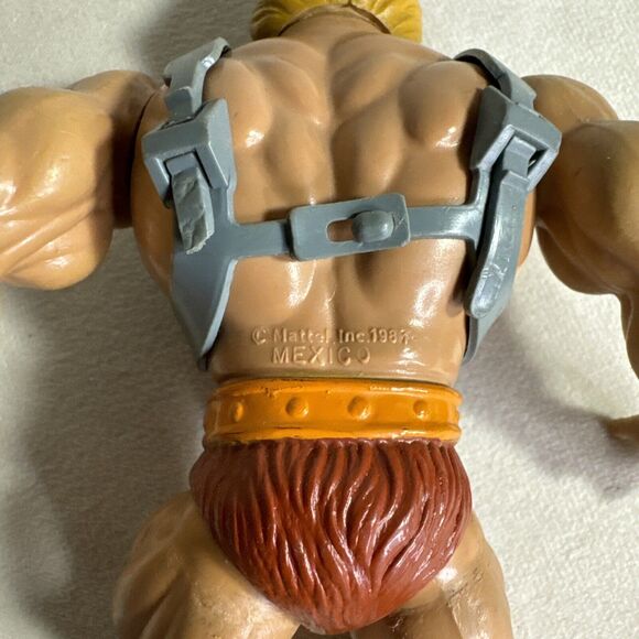 1981 He-man Masters Of The Universe He-Man Action Figure Soft Head MEXICO USED - Picture 5 of 5